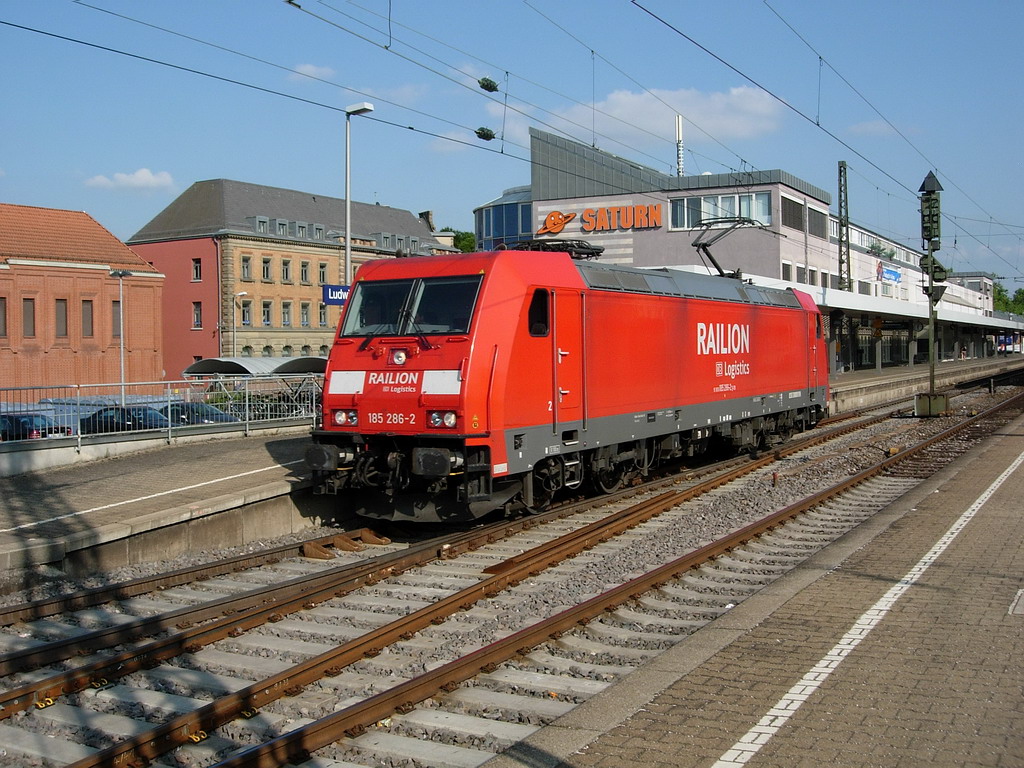 Leerfahrt durch Ludwigsburg.