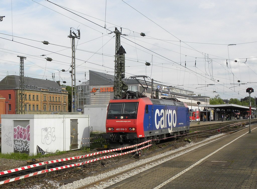 Leerfahrt durch Ludwigsburg.