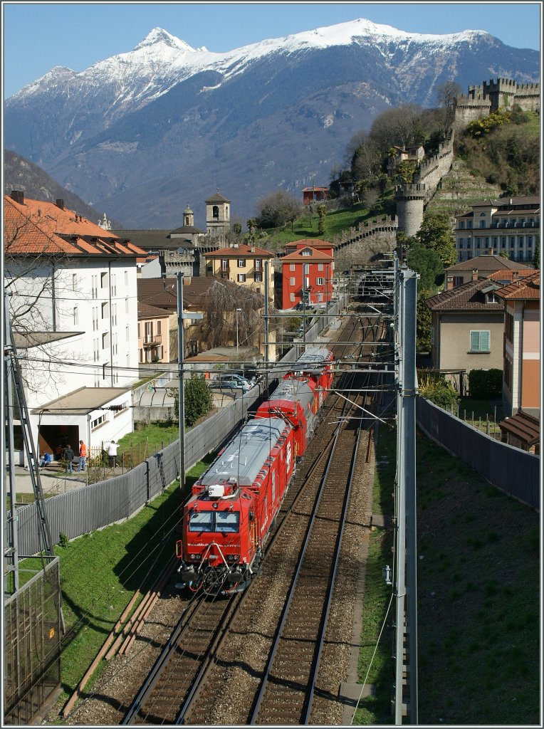 Lsch- und Rettungszug bei Bellinzona. 21.03.2011