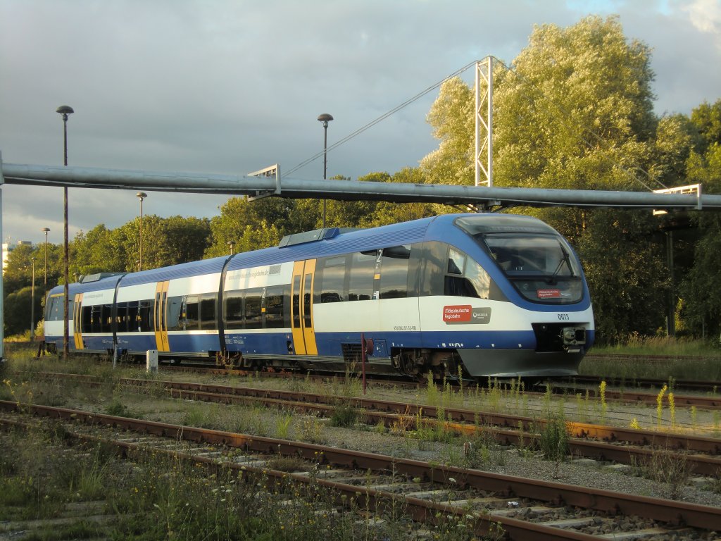OLA/MRB VT 0013 abgestellt in Neubrandenburg am 13.08.11