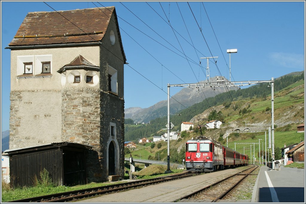Regionalzug von Scoul in Ardez.
11. Sept. 2011