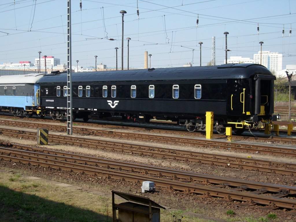 Schwedische Schlafwagen kann man sogar in Berlin beobachten.Die in Berlin Lichtenberg abgestellt werden.Aufnahme vom 12.April 2009.