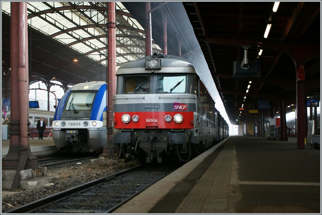 SNCF BB 67 434 in Strasbourg.
29. Okt. 2011