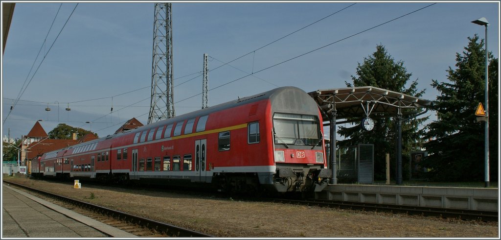 Steuerwagen der S-Bahn Rostock in Warnemnde.
21. Sept. 2012