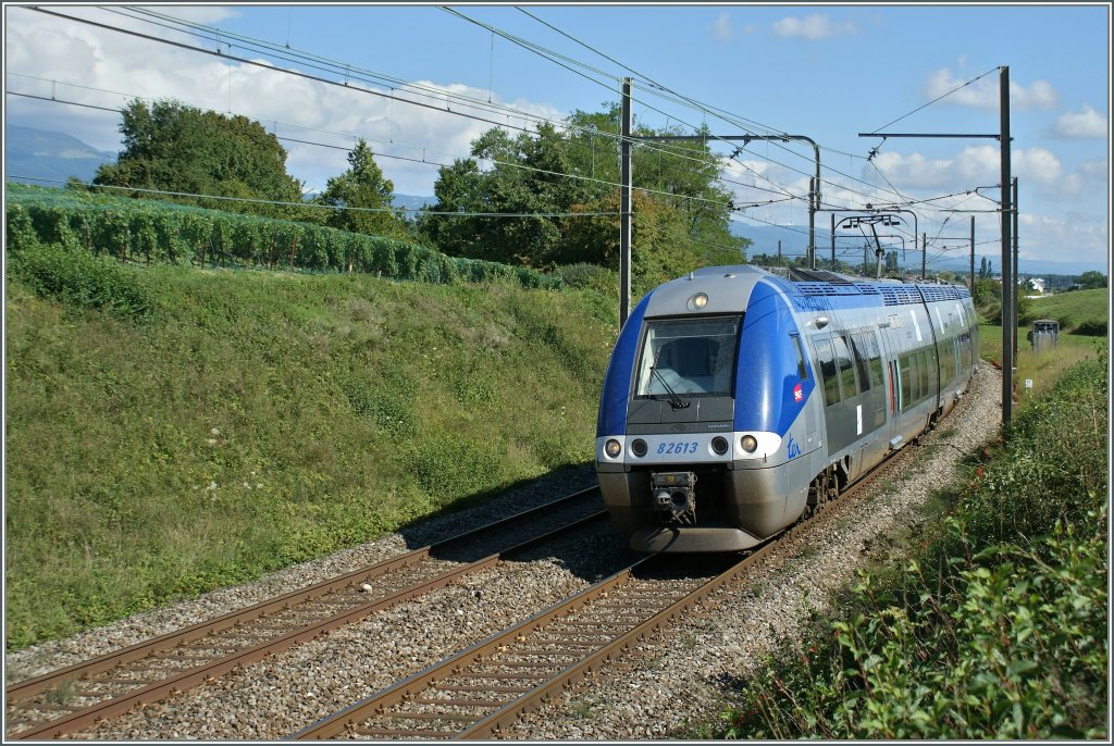 TER 96576 nach Lyon bei Satigny am 31. August 2010