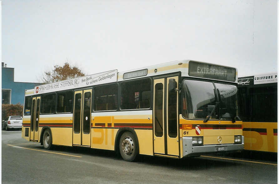 (082'620) - STI Thun - Nr. 61/BE 452'461 - Mercedes/R&J am 20. Januar 2006 bei der Schifflndte Thun