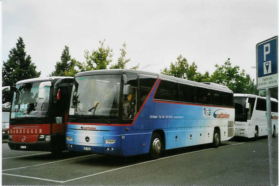 (086'806) - Settelen, Basel - Nr. 63/BS 1860 - Mercedes am 21. Juni 2006 in Thun, Seestrasse