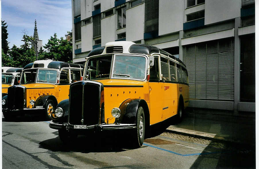 (086'921) - Richter, Ossingen - ZH 14'254 - Saurer/Gangloff (ex M+79'535; ex P 23'127) am 25. Juni 2006 in Bern, Museum fr Kommunikation