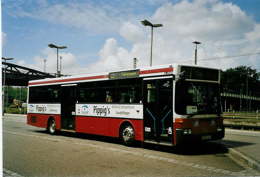 (087'134) - OVS Sexau - EM-S 147 - Mercedes am 8. Juli 2006 beim Bahnhof Freiburg