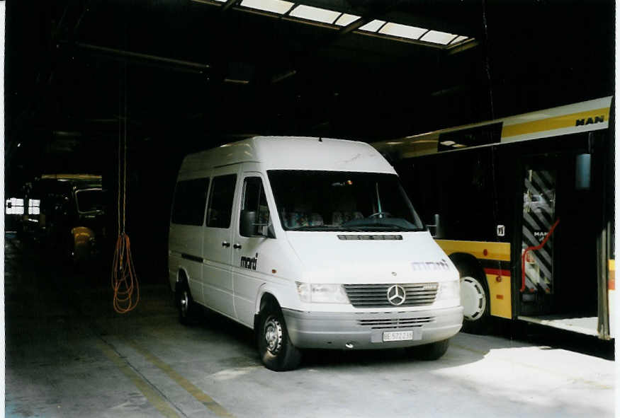 (087'237) - Marti, Kallnach - Nr. 38/BE 572'238 - Mercedes am 15. Juli 2006 in Thun, Garage STI