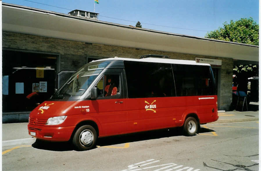 (087'305) - AAGK Koppigen - Nr. 13/BE 567'513 - Mercedes/Auwrter am 17. Juli 2006 beim Bahnhof Burgdorf