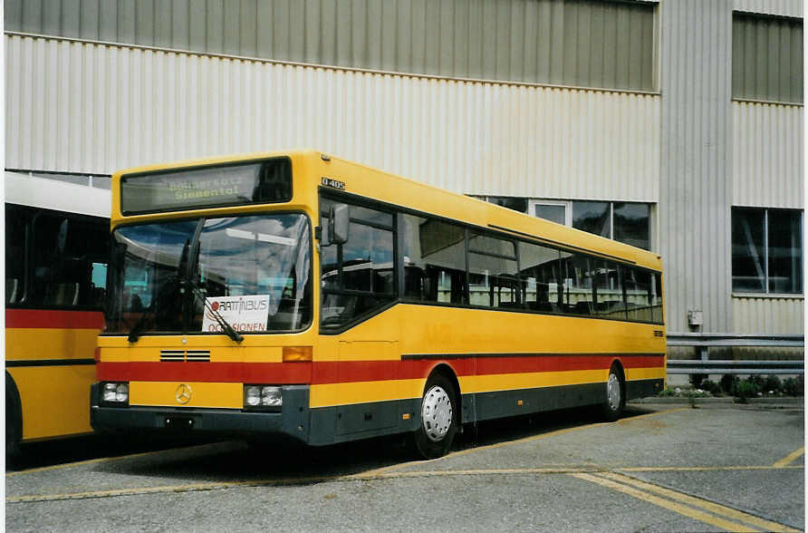 (089'009) - Tritten, Zweisimmen - Mercedes (ex Calag, Langenthal; ex AAGL Liestal Nr. 75; ex AAGL Liestal Nr. 64) am 19. August 2006 in Biel, Rattinbus