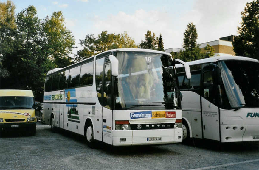 (089'317) - Aus Deutschland: Thringer Reisedienst, Ilmenau - Nr. 18/IK-TR 18 - Setra am 25. August 2006 in Thun, Lachenwiese