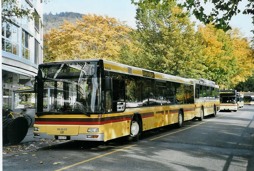 (090'320) - STI Thun - Nr. 82/BE 543'382 - MAN am 23. Oktober 2006 bei der Schifflndte Thun