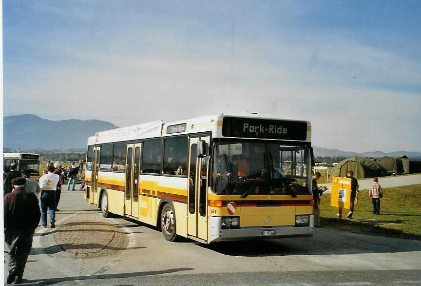 (090'333) - STI Thun - Nr. 61/BE 452'461 - Mercedes/R&J am 28. Oktober 2006 in Thun, Waffenplatz