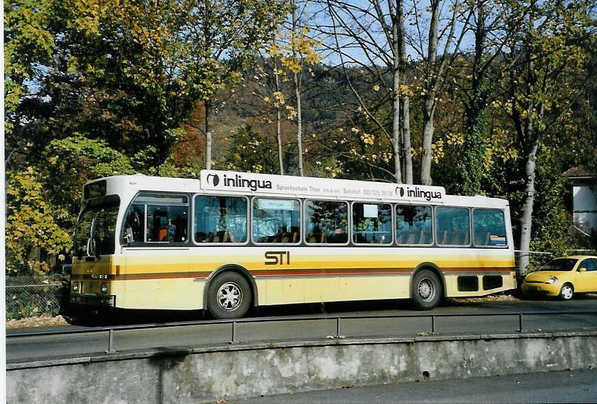 (090'427) - STI Thun - Nr. 52/BE 396'552 - Saurer/R&J am 8. November 2006 bei der Schifflndte Thun