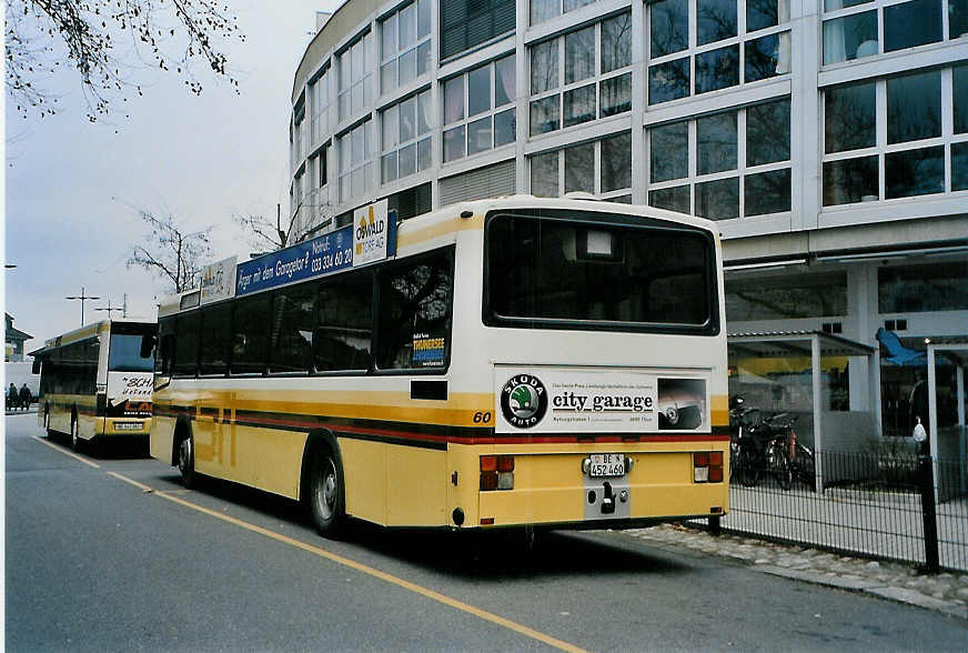 (091'028) - STI Thun - Nr. 60/BE 452'460 - Mercedes/R&J am 19. Dezember 2006 bei der Schifflndte Thun