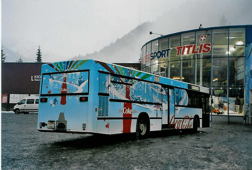 (091'220) - EAB Engelberg - OW 10'260 - MAN am 1. Januar 2007 in Engelberg, Talstation Titlisbahnen