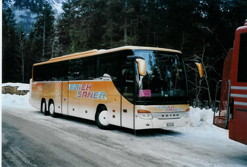 (091'505) - Saner, Laufen - Nr. 16/SO 101'132 - Setra am 7. Januar 2007 in Adelboden, Unter dem Birg