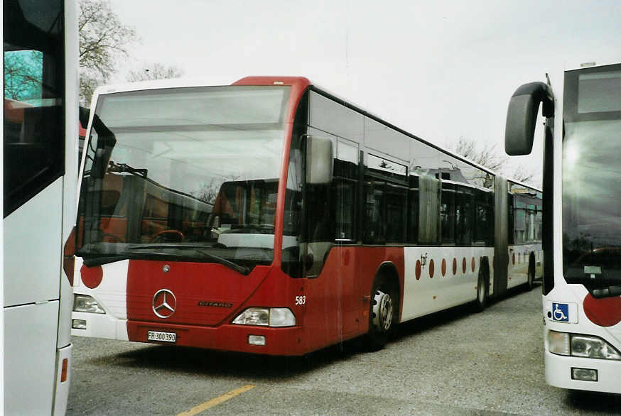 (092'028) - TPF Fribourg - Nr. 583/FR 300'390 - Mercedes am 17. Februar 2007 in Fribourg, Garage