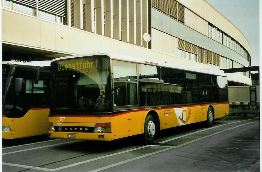 (092'136) - Steiner, Ortschwaben - Nr. 1/BE 26'800 - Setra am 19. Februar 2007 in Bern, Postautostation