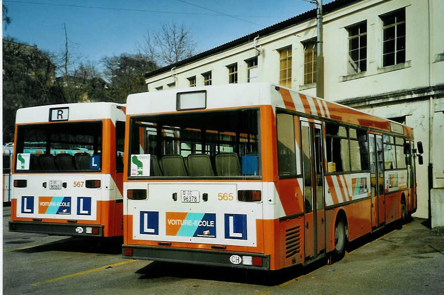 (092'910) - TPG Genve - Nr. 565/GE 96'378 - Mercedes am 17. Mrz 2007 in Genve, Dpt