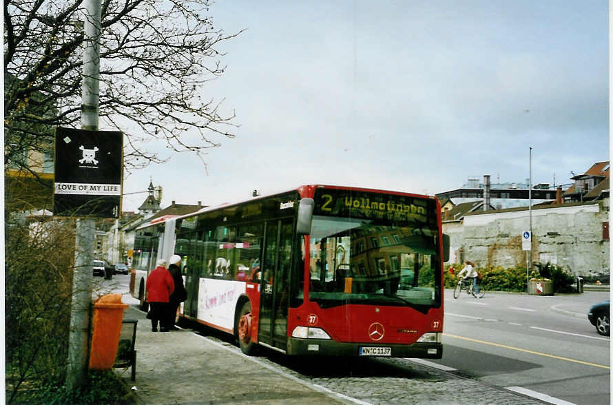 (093'510) - SWK Konstanz - Nr. 37/KN-C 1137 - Mercedes am 31. Mrz 2007 in Konstanz, Bodanplatz