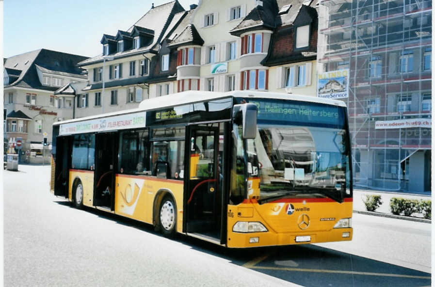 (094'101) - Voegtlin-Meyer, Brugg - Nr. 106/AG 7304 - Mercedes am 14. April 2007 beim Bahnhof Brugg 