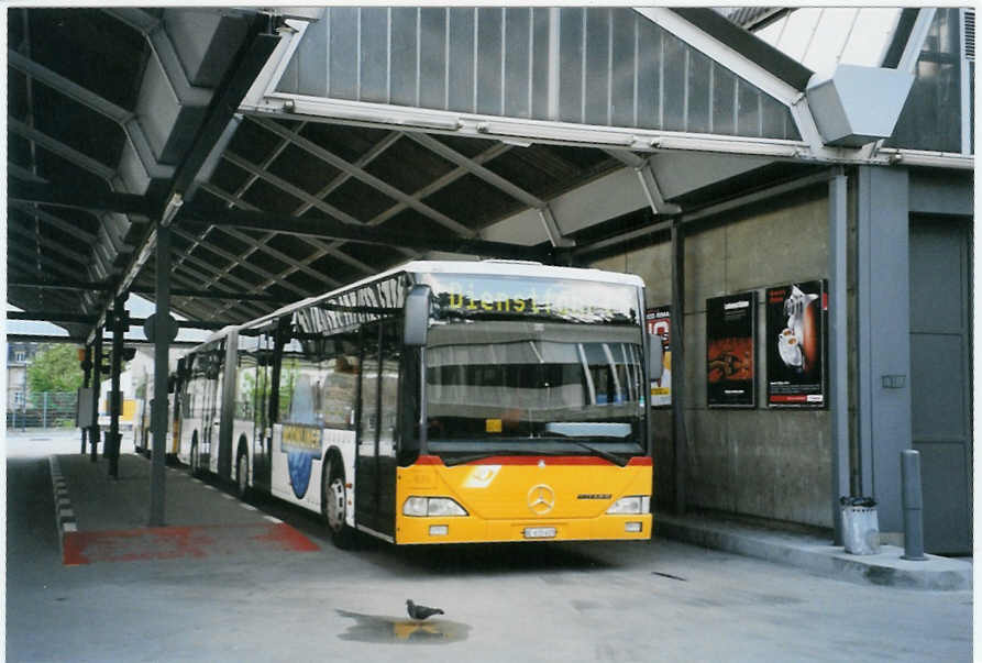 (094'203) - PostAuto Bern - Nr. 635/BE 615'605 - Mercedes (ex P 27'009) am 29. April 2007 in Bern, Postautostation