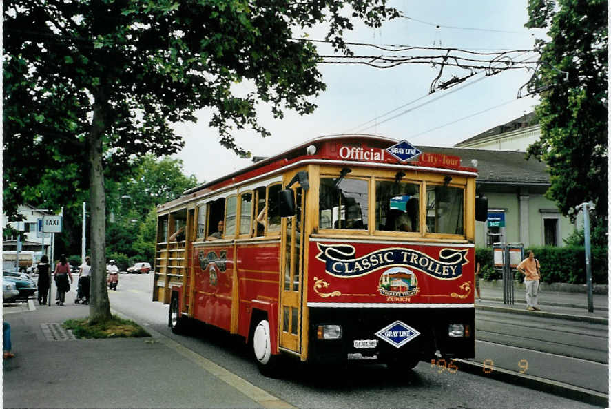 (094'732) - Meier, Zrich - ZH 301'569 - Classic Trolley am 26. Mai 2007 in Zrich, Kunsthaus