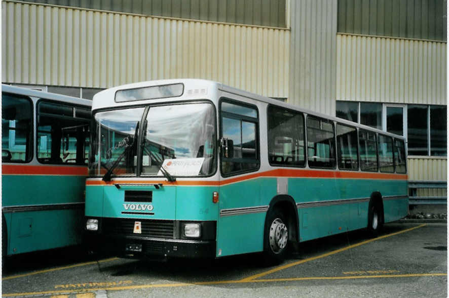 (094'915) - TPF Fribourg - Nr. 54 - Volvo/R&J (ex GFM Fribourg Nr. 54) am 27. Mai 2007 in Biel, Rattinbus