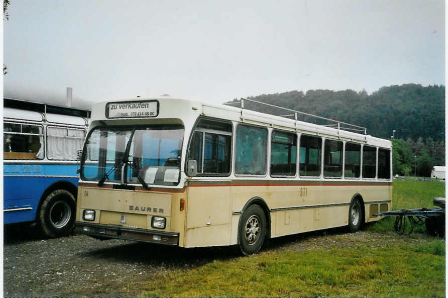 (094'929) - STI Thun - Nr. 54 - Saurer/R&J am 2. Juni 2007 in Thayngen, Saurertreffen