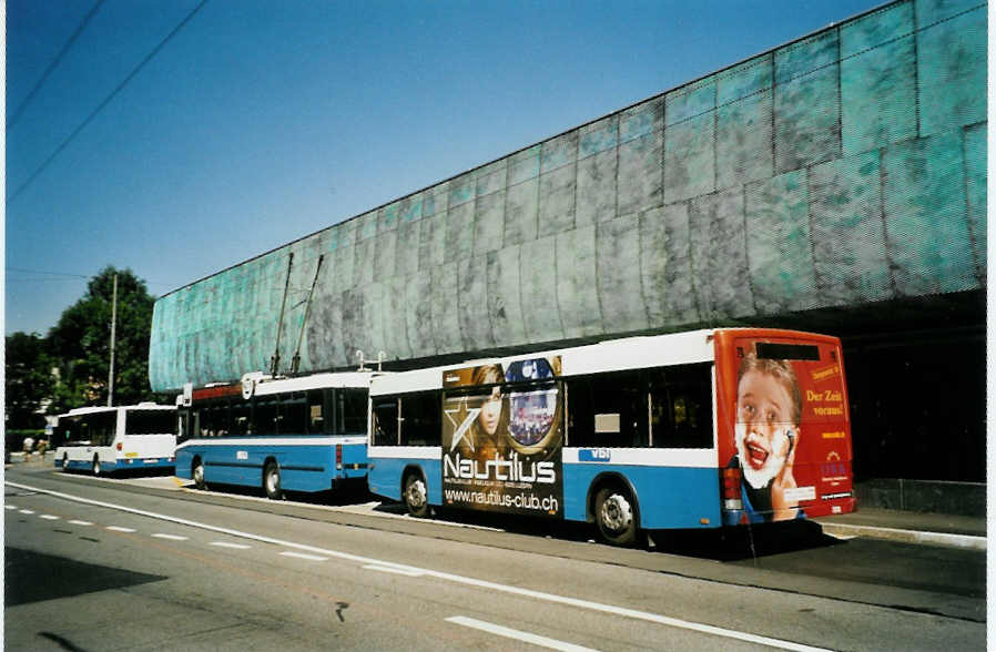 (096'123) - VBL Luzern - Nr. 308 - Lanz+Marti/Hess Personenanhnger am 15. Juli 2007 in Luzern, Brelstrasse