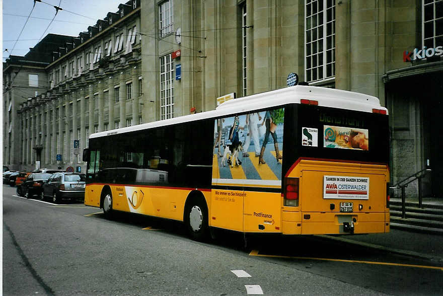 (096'436) - Casutt, Gossau - SG 267'015 - Setra (ex PostAuto St. Gallen-Appenzell; ex P 25'851) am 21. Juli 2007 beim Bahnhof St. Gallen