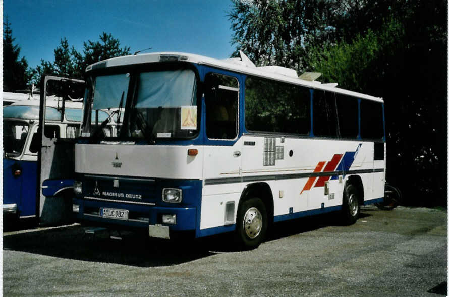 (097'329) - Aus Deutschland: ??? - A-LC 982 - Magirus-Deutz am 18. August 2007 in Schaan, Wohnbustreffen