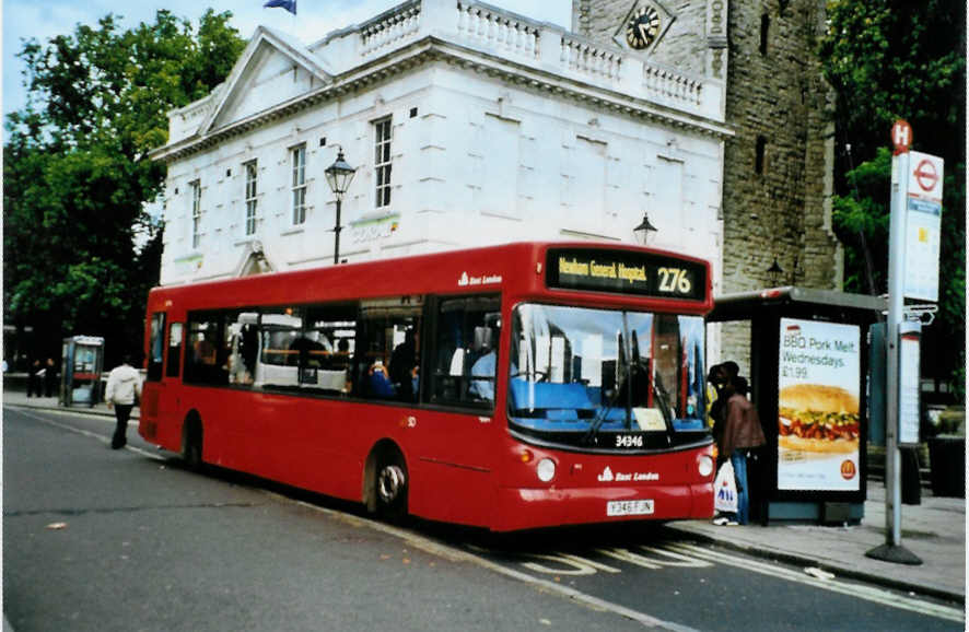 (099'211) - East London, London - Nr. 33'346/Y 346 FJN - Dennis am 25. September 2007 in London, Hackney