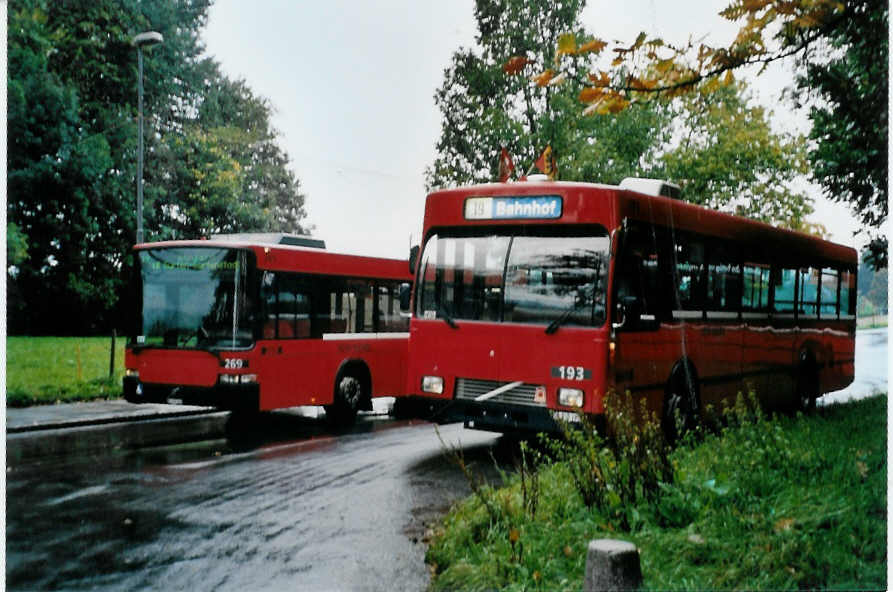 (099'405) - Bernmobil, Bern - Nr. 193/BE 451'193 - Volvo/Gangloff am 30. September 2007 in Bern, Elfenau