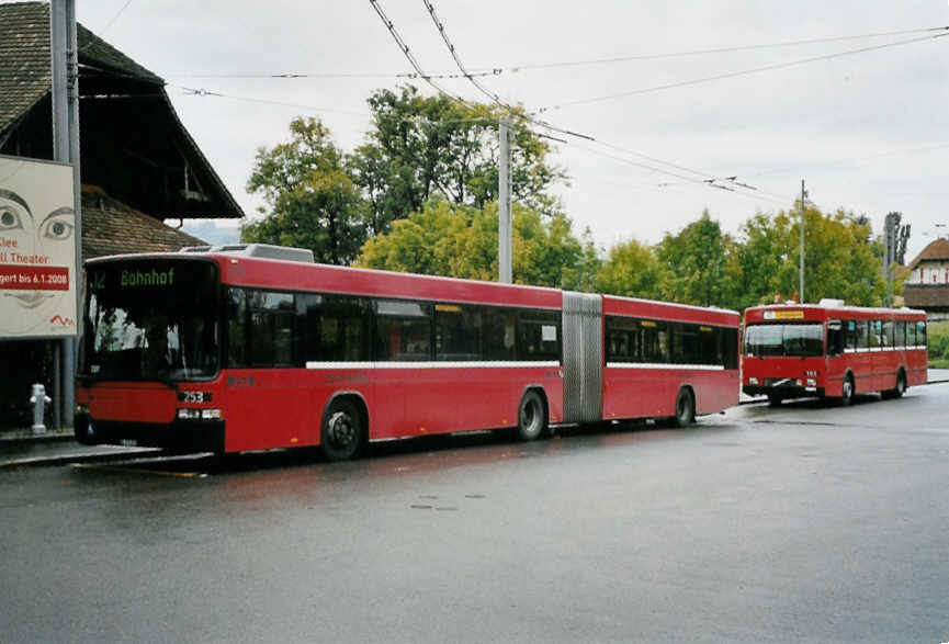 (099'431) - Bernmobil, Bern - Nr. 253/BE 572'253 - Volvo/Hess am 30. September 2007 in Bern, Zentrum Paul Klee