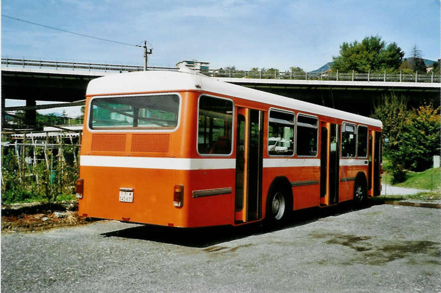 (099'920) - AMSA Chaisso - Nr. 15/TI 145'615 - Saurer/Hess am 4. Oktober 2007 in Balerna, Garage