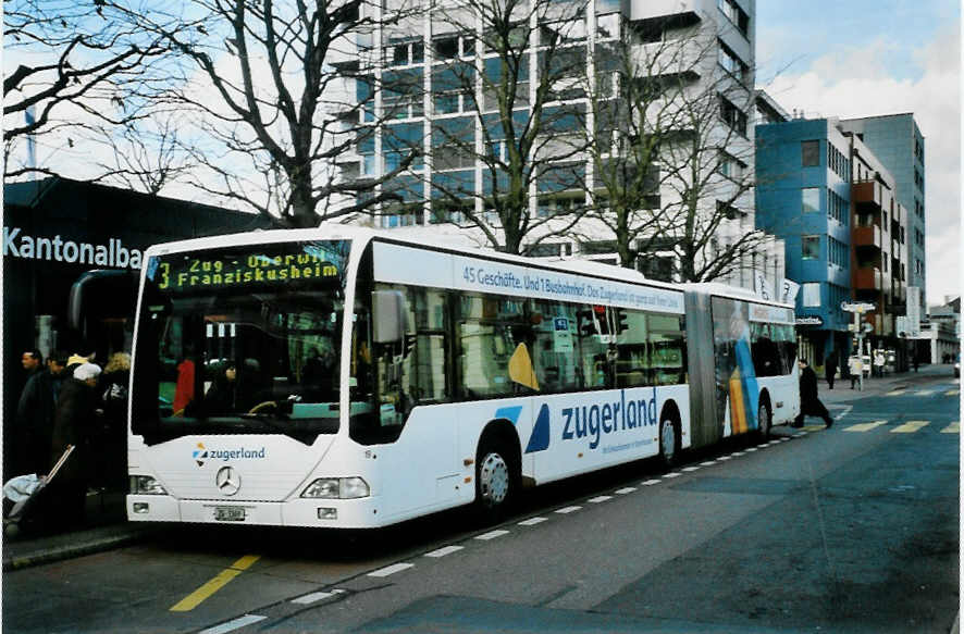 (101'409) - ZVB Zug - Nr. 19/ZG 3369 - Mercedes am 26. November 2007 in Zug, Metalli