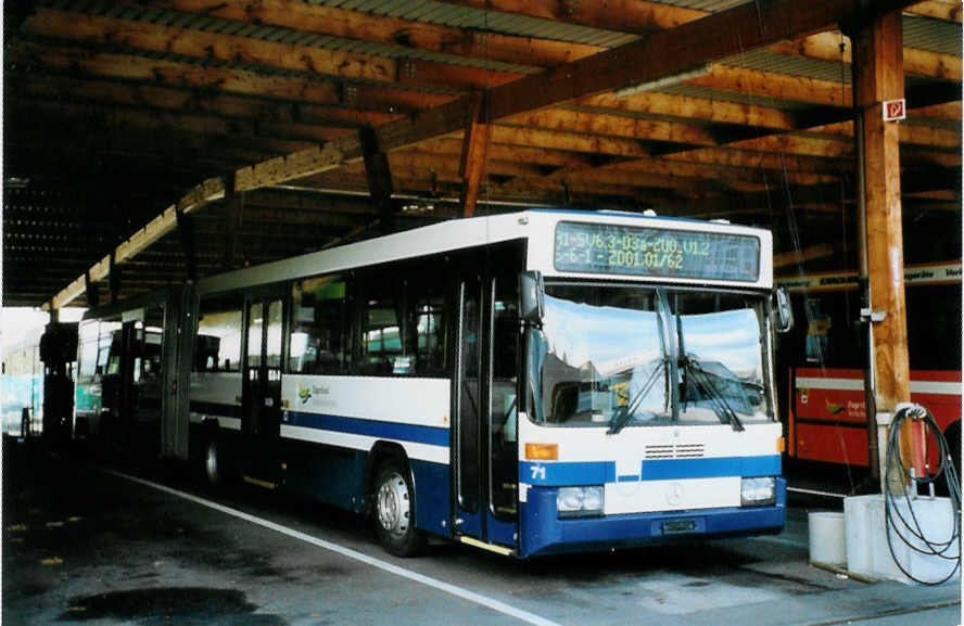 (101'411) - ZVB Zug - Nr. 71/ZG 46'071 - Mercedes/Hess am 26. November 2007 in Zug, Garage