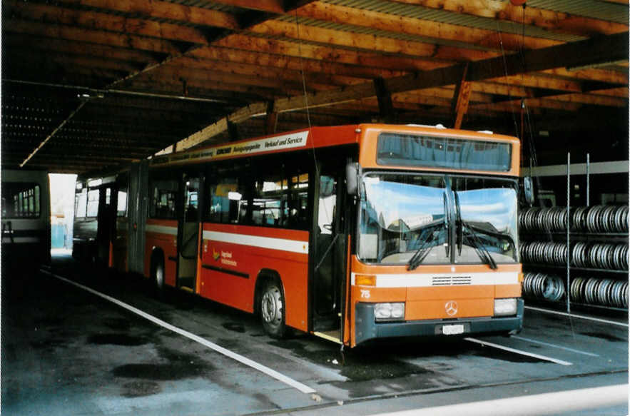 (101'412) - ZVB Zug - Nr. 75/ZG 46'075 - Mercedes/Hess am 26. November 2007 in Zug, Garage