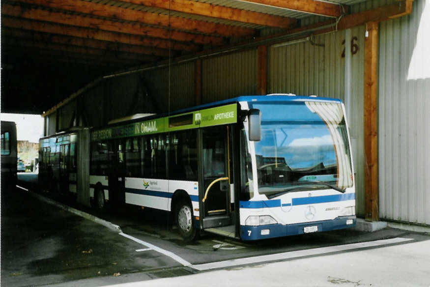 (101'414) - ZVB Zug - Nr. 7/ZG 3357 - Mercedes am 26. November 2007 in Zug, Garage