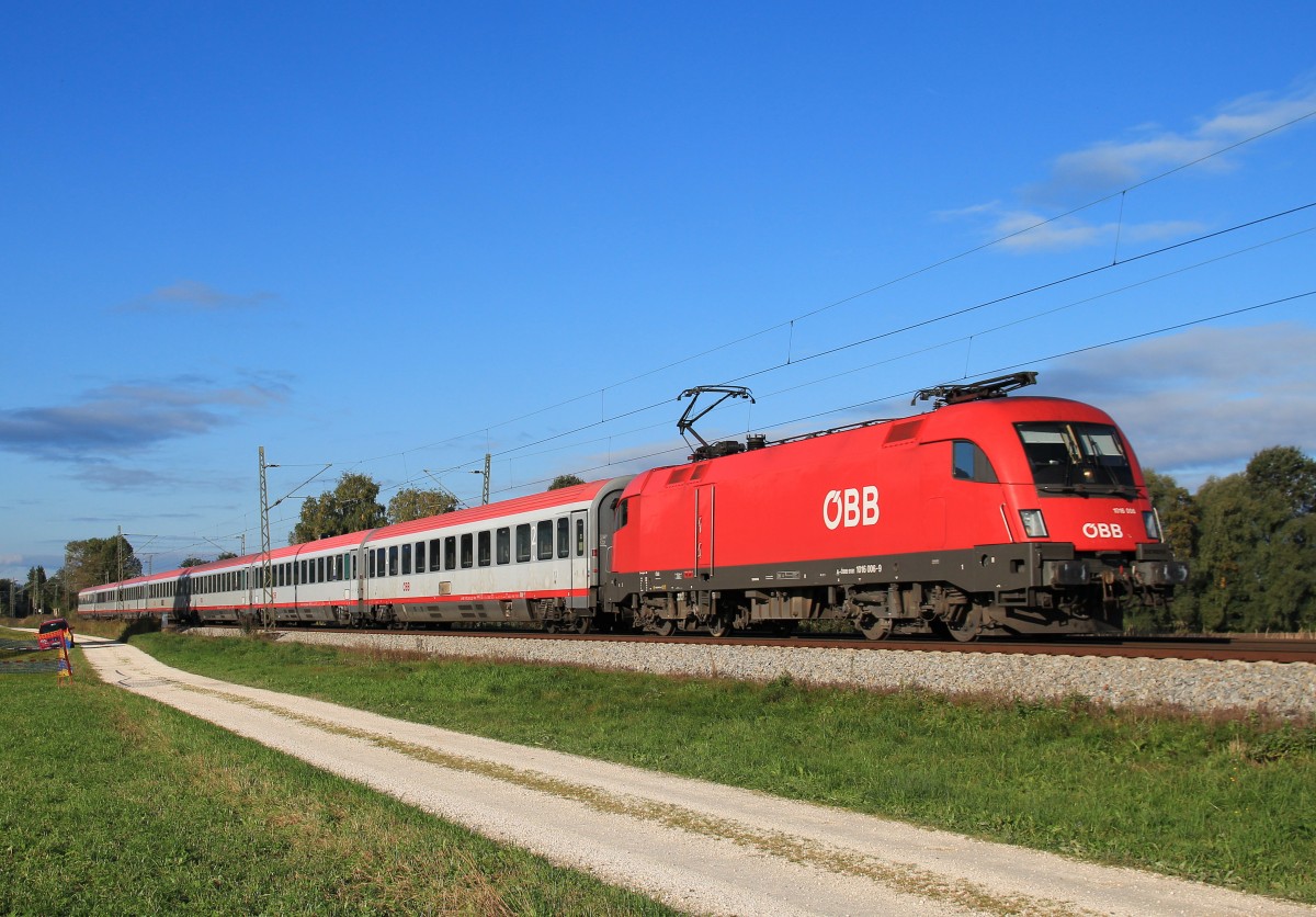 1016 006-9 am 13. Oktober 2013 bei bersee am Chiemsee.