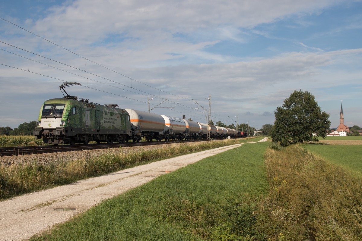 1016 023 die  Green Points  aus Salzburg kommend am 2. August 2015 bei bersee.