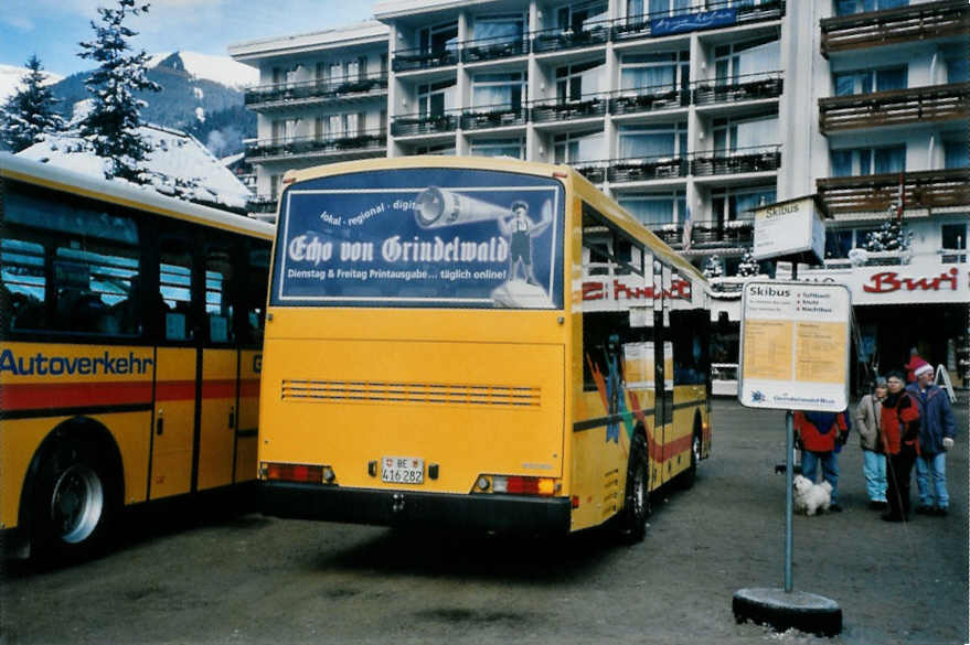 (102'909) - AVG Grindelwald - Nr. 15/BE 416'282 - Vetter am 2. Januar 2008 beim Bahnhof Grindelwald