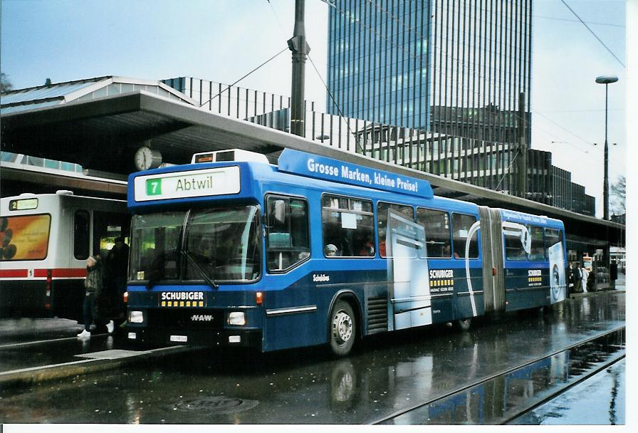 (103'328) - VBSG St. Gallen - Nr. 246/SG 198'246 - NAW/Hess am 7. Januar 2008 beim Bahnhof St. Gallen