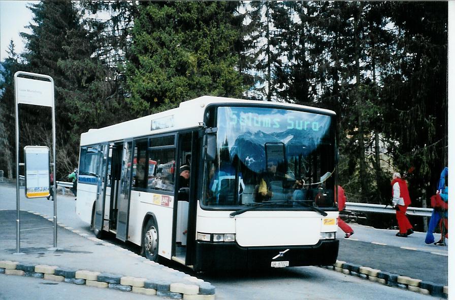 (105'010) - Stuppan, Flims - GR 87'021 - Volvo/Hess am 9. Mrz 2008 in Laax, Murschetg