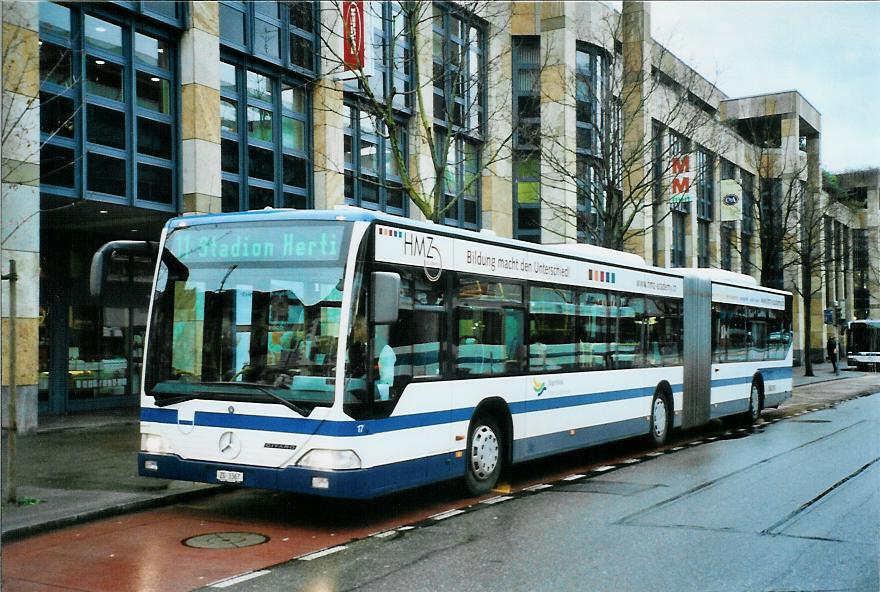 (105'326) - ZVB Zug - Nr. 17/ZG 3367 - Mercedes am 17. Mrz 2008 in Zug, Metalli