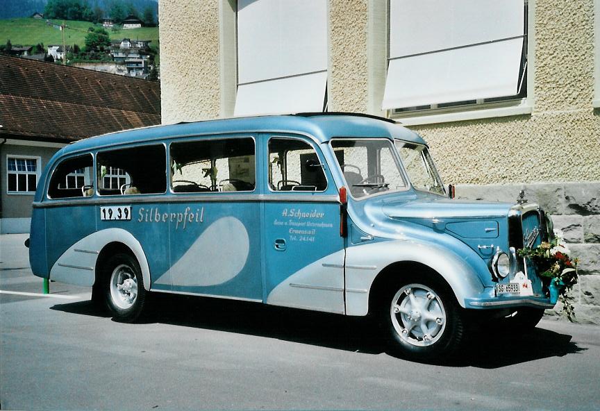 (107'013) - Schneider, Ermenswil - SG 65'933 - Saurer/Lauber am 10. Mai 2008 in Sarnen, OiO